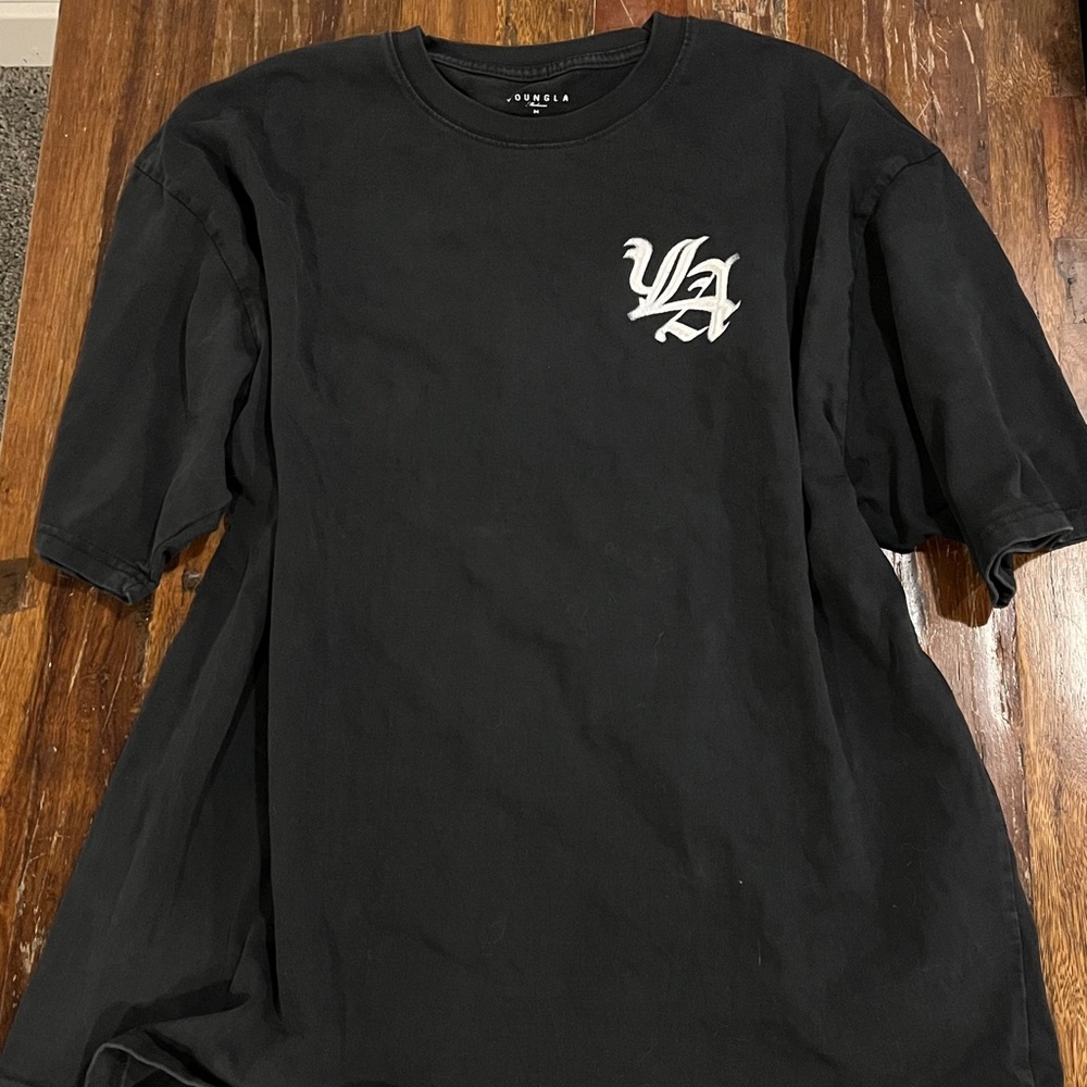 YoungLA Black Short Sleeve Tee